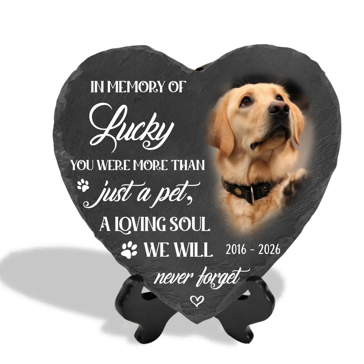 You Were More Than Just A Pet, A Loving Soul We Will Never Forget- Personalized Memorial Stone, Memorial Gift For Loss Of Pet