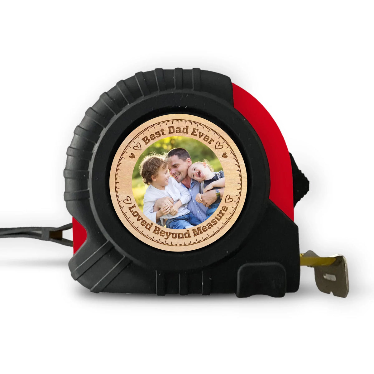 Loved Beyond Measure - Personalized Photo Tape Measure, Gift For Dad - TMS05