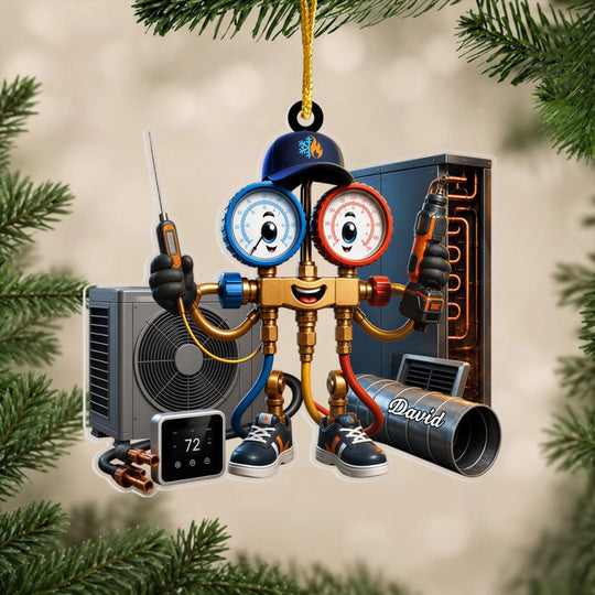 Keeping Christmas Cool - Personalized Ornament