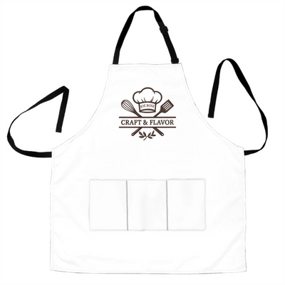 Craft & Flavor - Personalized Apron, Gift For Him, Baking Lovers Gift