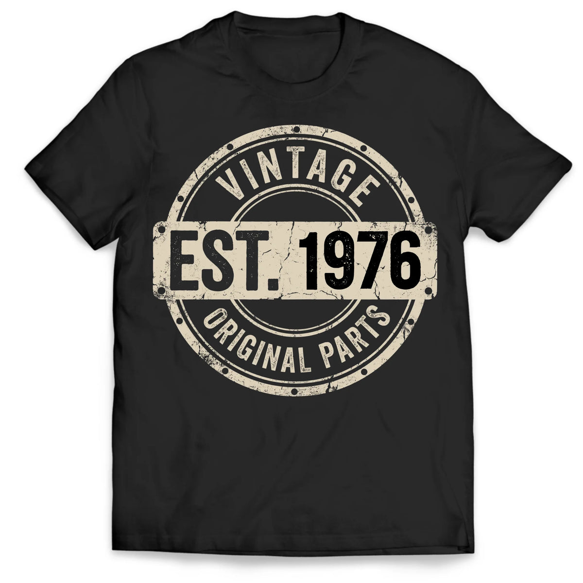Vintage Original Parts - Personalized T-Shirt, Classic Original Parts Birthday Gift