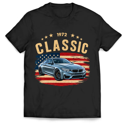 Born To Love The Classics - Personalized T-Shirt, Vintage Car Shirt, Retro Auto Enthusiast Gift