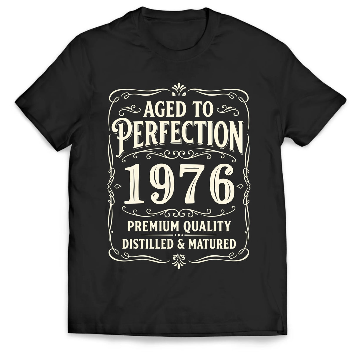 Aged To Perfection - Personalized T-Shirt, Birthday Vintage Shirt, Birthday Gift for Men, Grandpa, Dad