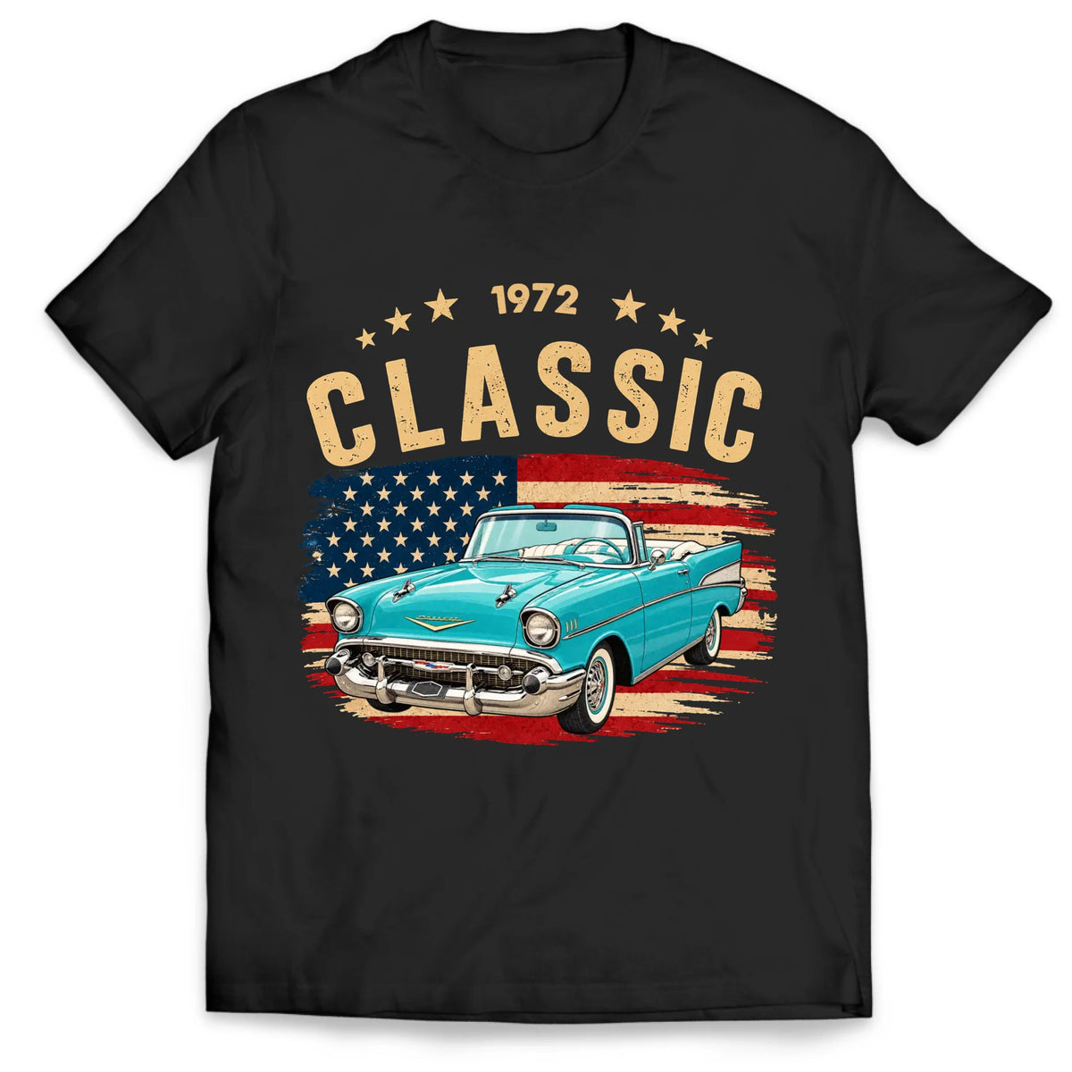 Born To Love The Classics - Personalized T-Shirt, Vintage Car Shirt, Retro Auto Enthusiast Gift