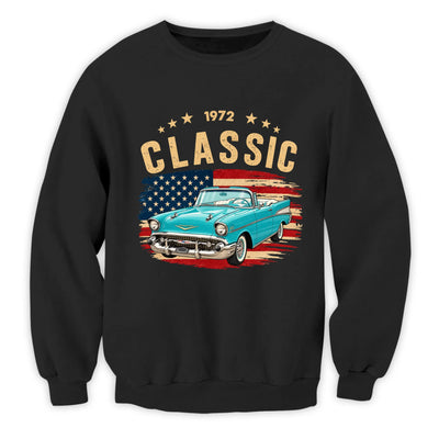 Born To Love The Classics - Personalized T-Shirt, Vintage Car Shirt, Retro Auto Enthusiast Gift