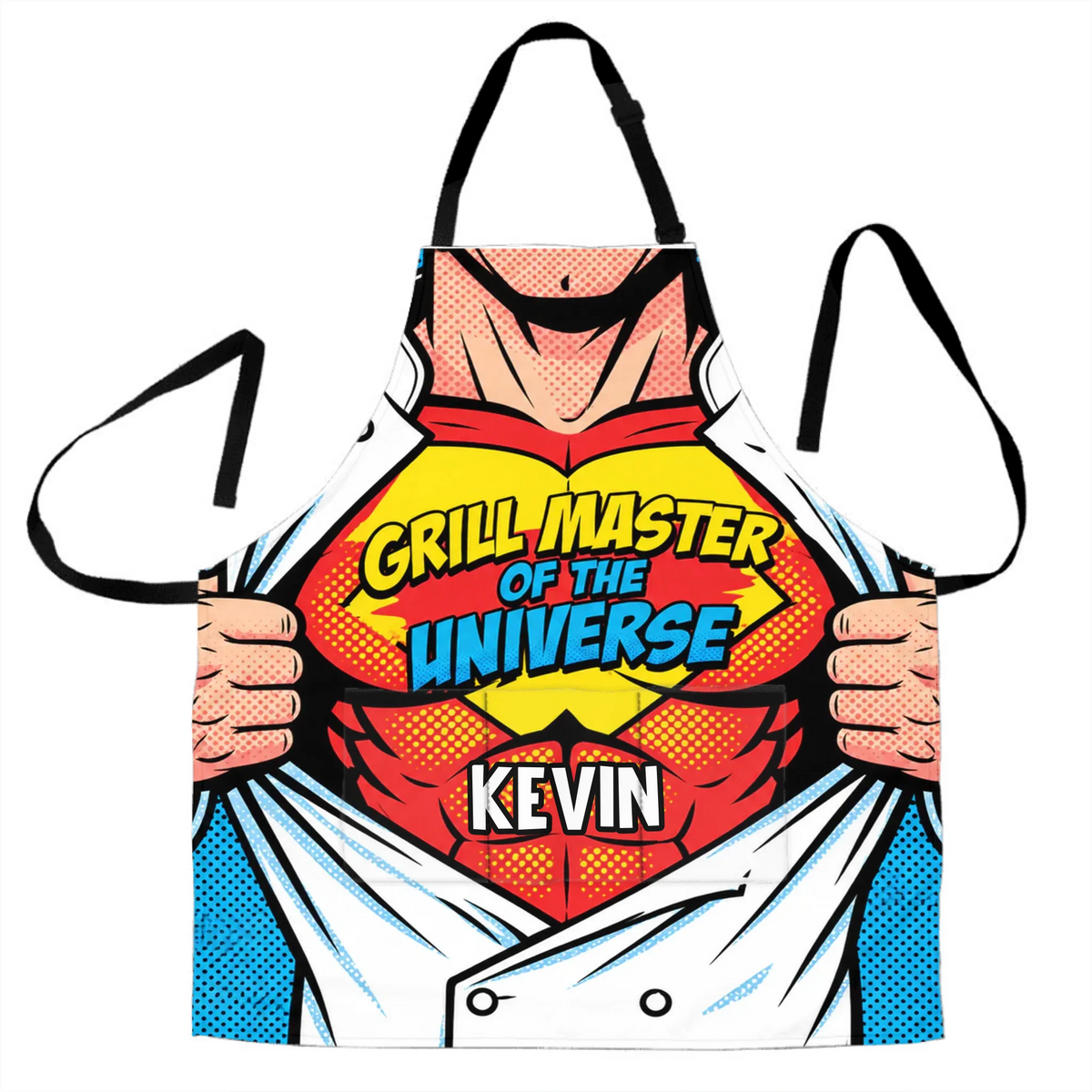 Grill Master of the Universe - Personalized Apron, Funny BBQ Gift, Funny Gift For Him