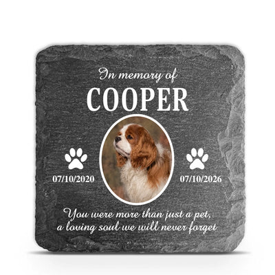Forever Loved Pet - Personalized Stone, Custom Forever Loved Pet Memorial Stone, Sympathy Gift
