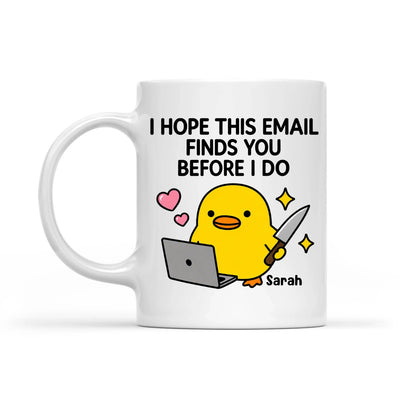 Monday Energy - Personalized Mug, Custom Name Worker Mug, Gift for Coworker
