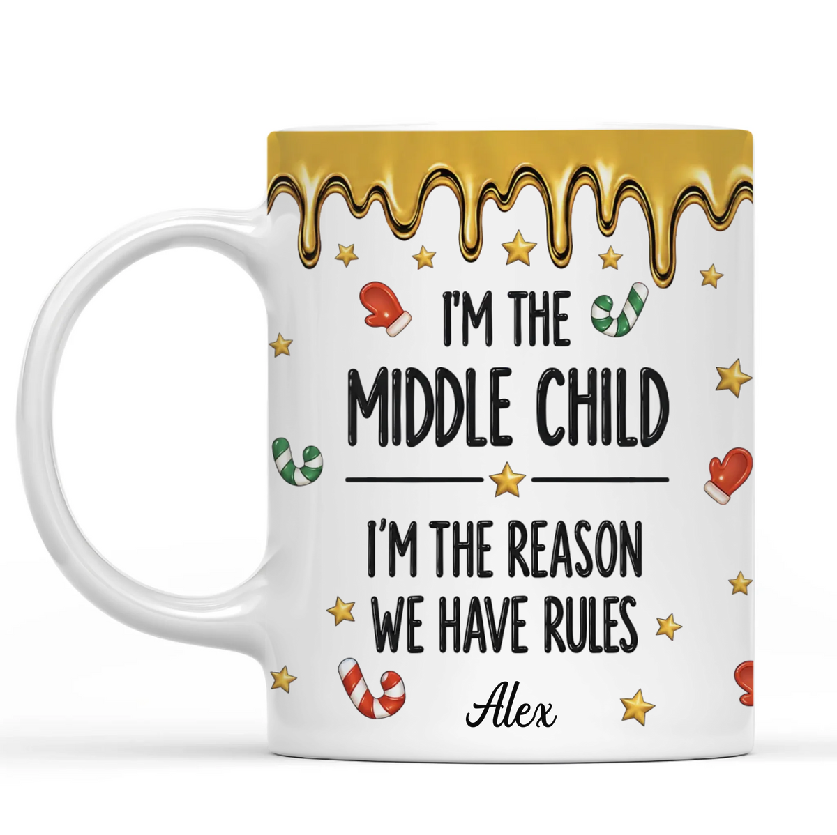 I’m The Child Who Make The Rules - Personalized Mug, Gift For Family, Funny Gift For Kids
