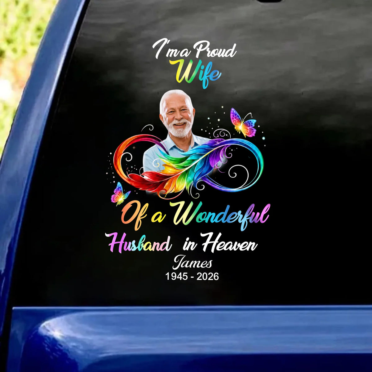 Until We Meet Again, You’ll Always Be My Forever Love - Personalized Decal, Memorial Infinity Decal, In Loving Memory Gift