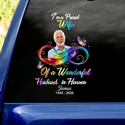 Until We Meet Again, You’ll Always Be My Forever Love - Personalized Decal, Memorial Infinity Decal, In Loving Memory Gift