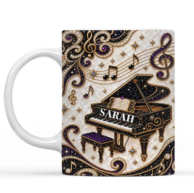 Life Is Better With Music - Personalized Mug, Gift For Music Lovers, Music Mug Gift
