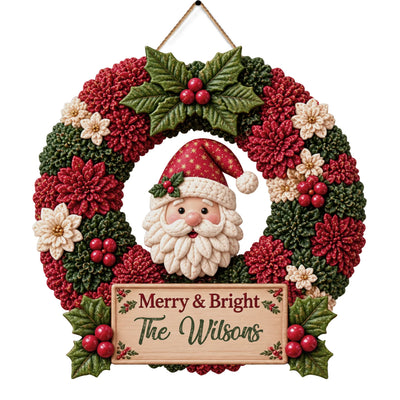 Santa Is Coming To House - Personalized Wooden Sign, Christmas Gift For Home Decor, Christmas Family Decor