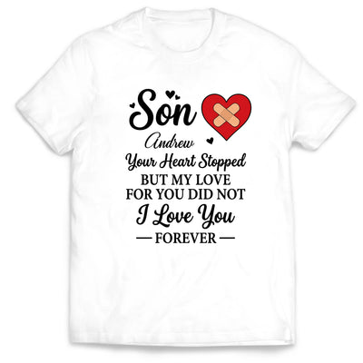 Son Memorial Shirt – Personalized In Loving Memory T-shirt