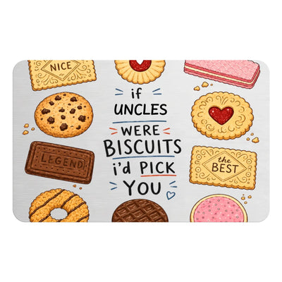 If Uncles Were Biscuits - Personalized Metal Wallet Card, Funny Wallet Card Keepsake, Family Gift