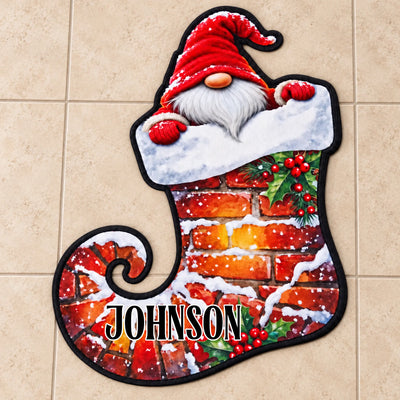 Gnome Christmas Doormat, Christmas Home Decor