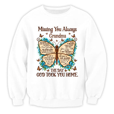 Missing You Always - Personalized T-Shirt, Memorial Gift, Loss Of Loved One Shirt - 3
