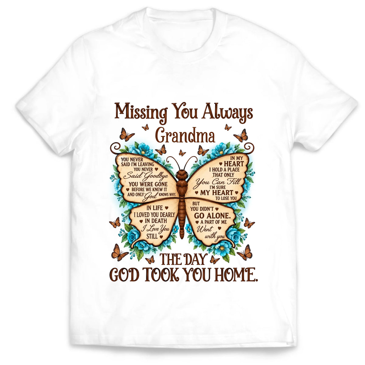 Missing You Always - Personalized T-Shirt, Memorial Gift, Loss Of Loved One Shirt - 2