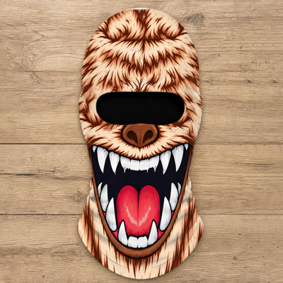 Abominable Snowman Yeti Face - Personalized Ski Mask, Funny Gift For Ski Lovers