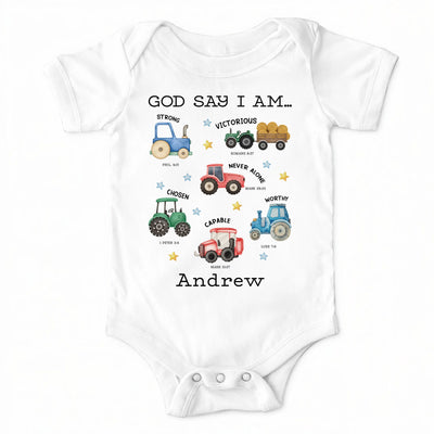 I Am Always Loved - Personalized Baby Onesie, Custom Baby Name Christian Outfit, Bible Verse Baby Clothes