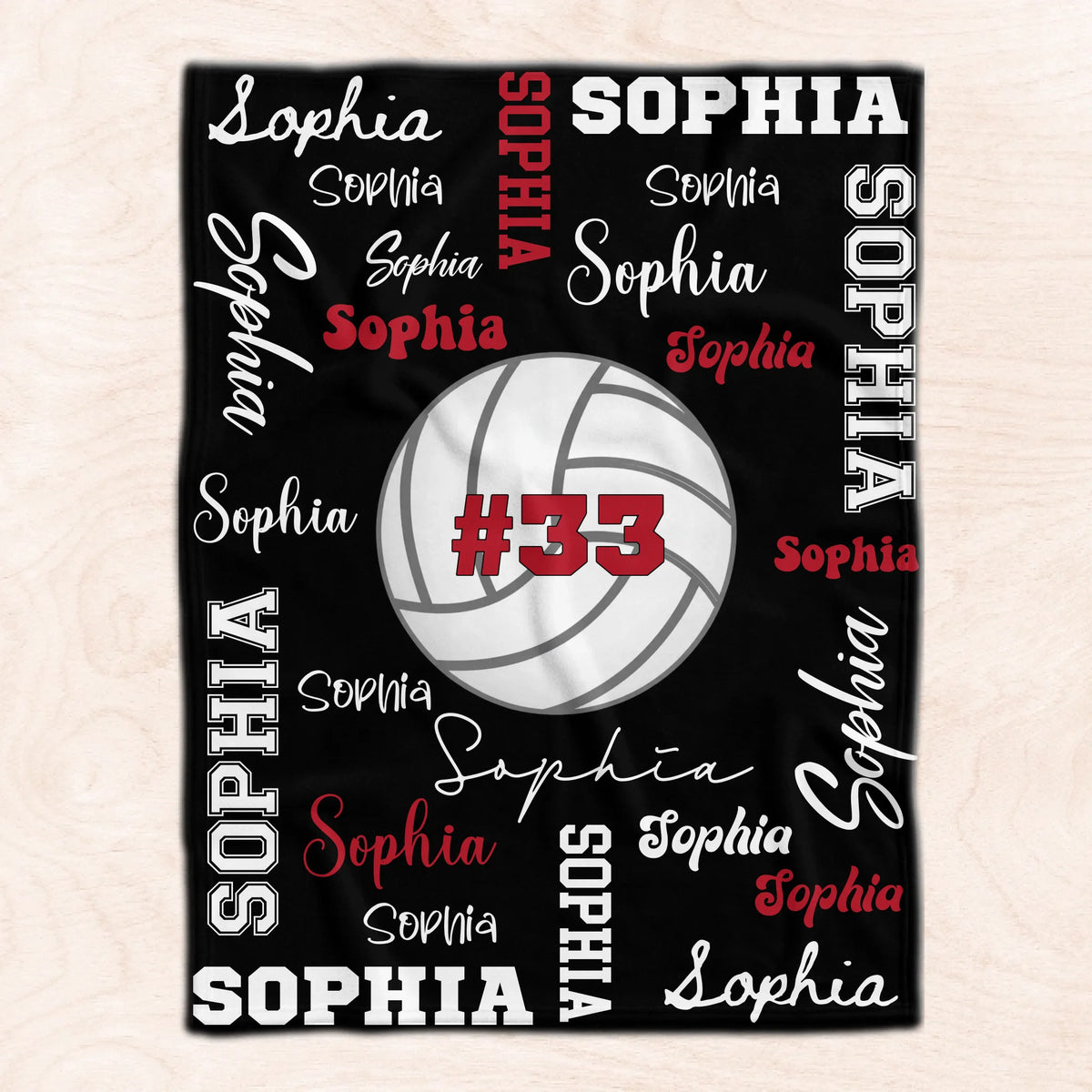 Just A Girl Who Loves Volleyball- Personalized Blanket, Volleyball Team Gift