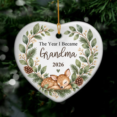 Personalized Ceramic Ornament Grandma Box – personalization preview