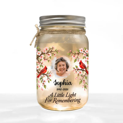 Personalized Mason Jar Light – personalization preview