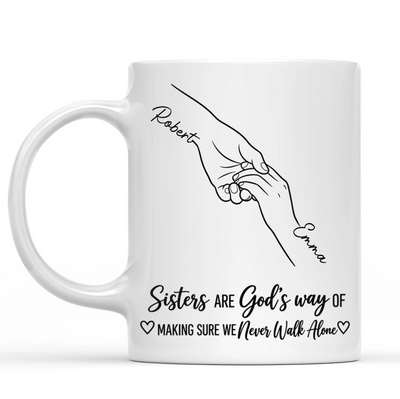 Personalized Sisters Name Mug – personalization preview