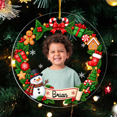 You Make Christmas Magical - Personalized Acrylic Ornament, Custom Kid Face Christmas Ornament, Christmas Keepsake