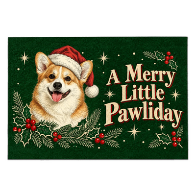 Personalized Custom Dog Photo Doormat – personalization preview