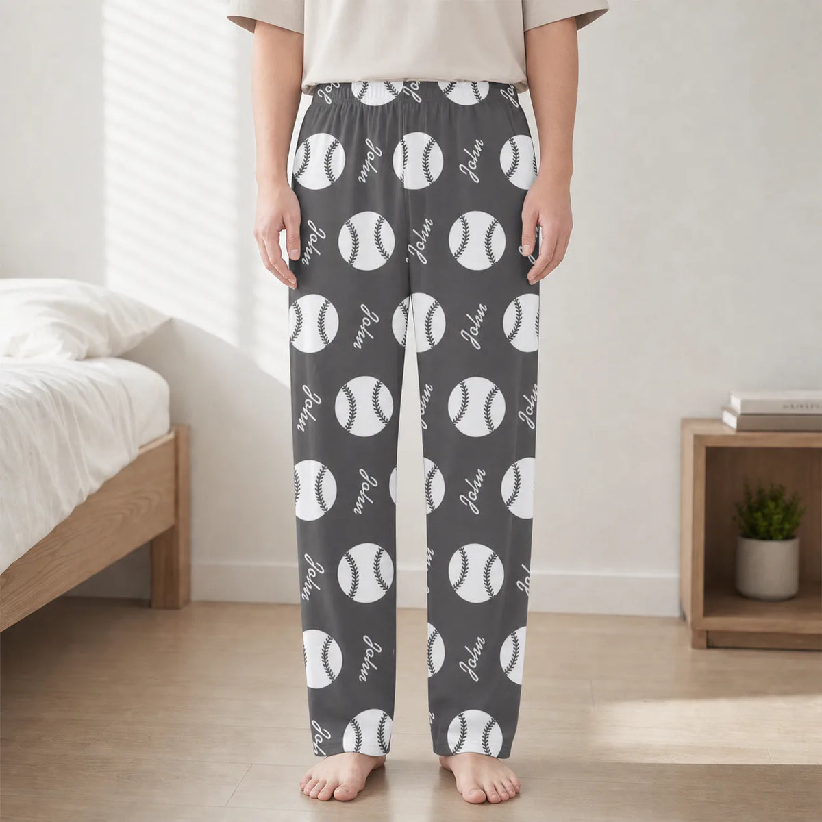 Life Is Better With Baseball - Personalized Pajama Pants, Gift For Baseball Lovers, Baseball Pajama Gift