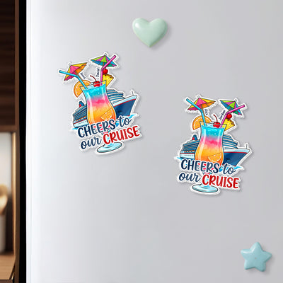 Tropical Drink Shape - Personalized Cruise Magnet