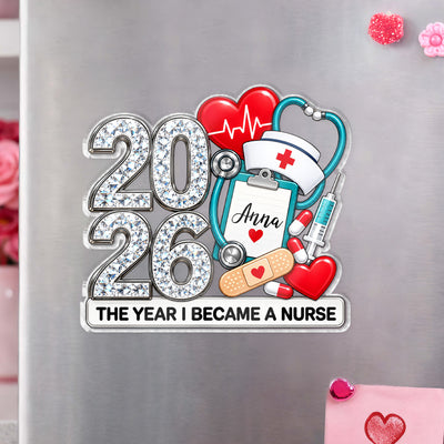 Medical Equipment Milestone Custom Shaped Fridge Magnet