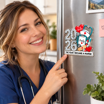 Medical Equipment Milestone Custom Shaped Fridge Magnet