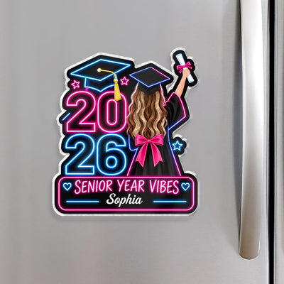 Neon Sign Style Graduation Magnet
