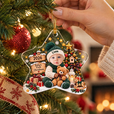 You Are A Big Blessing - Personalized Acrylic Ornament, Baby’s First Christmas Ornament 2026, Custom Baby Name Acrylic Ornament