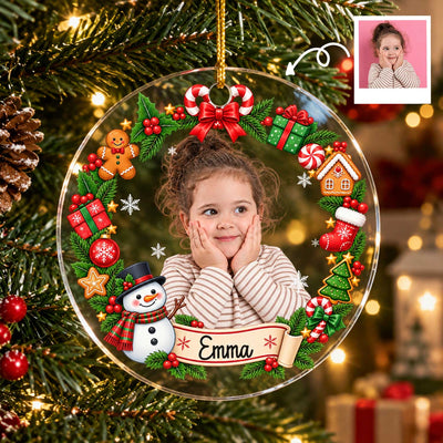 You Make Christmas Magical - Personalized Acrylic Ornament, Custom Kid Face Christmas Ornament, Christmas Keepsake