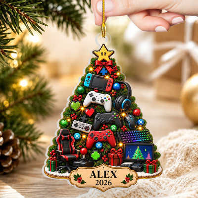 All I Need Is Game - Personalized Acrylic Ornament, Gift For Game Lovers