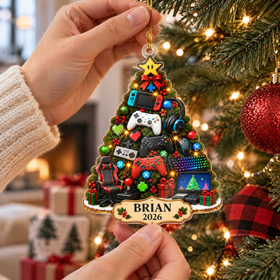 All I Need Is Game - Personalized Acrylic Ornament, Gift For Game Lovers