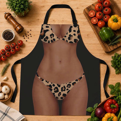 Sexy Body Bikini - Personalized Apron, Funny BBQ Gift for Her, Custom Kitchen Apron