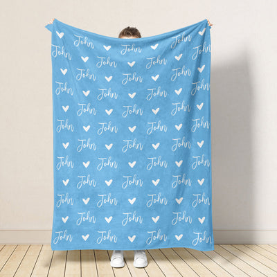 Made Just for You - Personalized Blanket, Custom Name Cozy Throw, Birthday Gift for Children