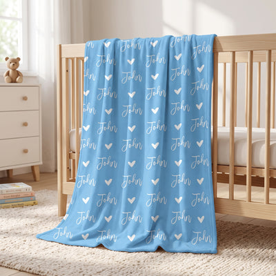 Made Just for You - Personalized Blanket, Custom Name Cozy Throw, Birthday Gift for Children