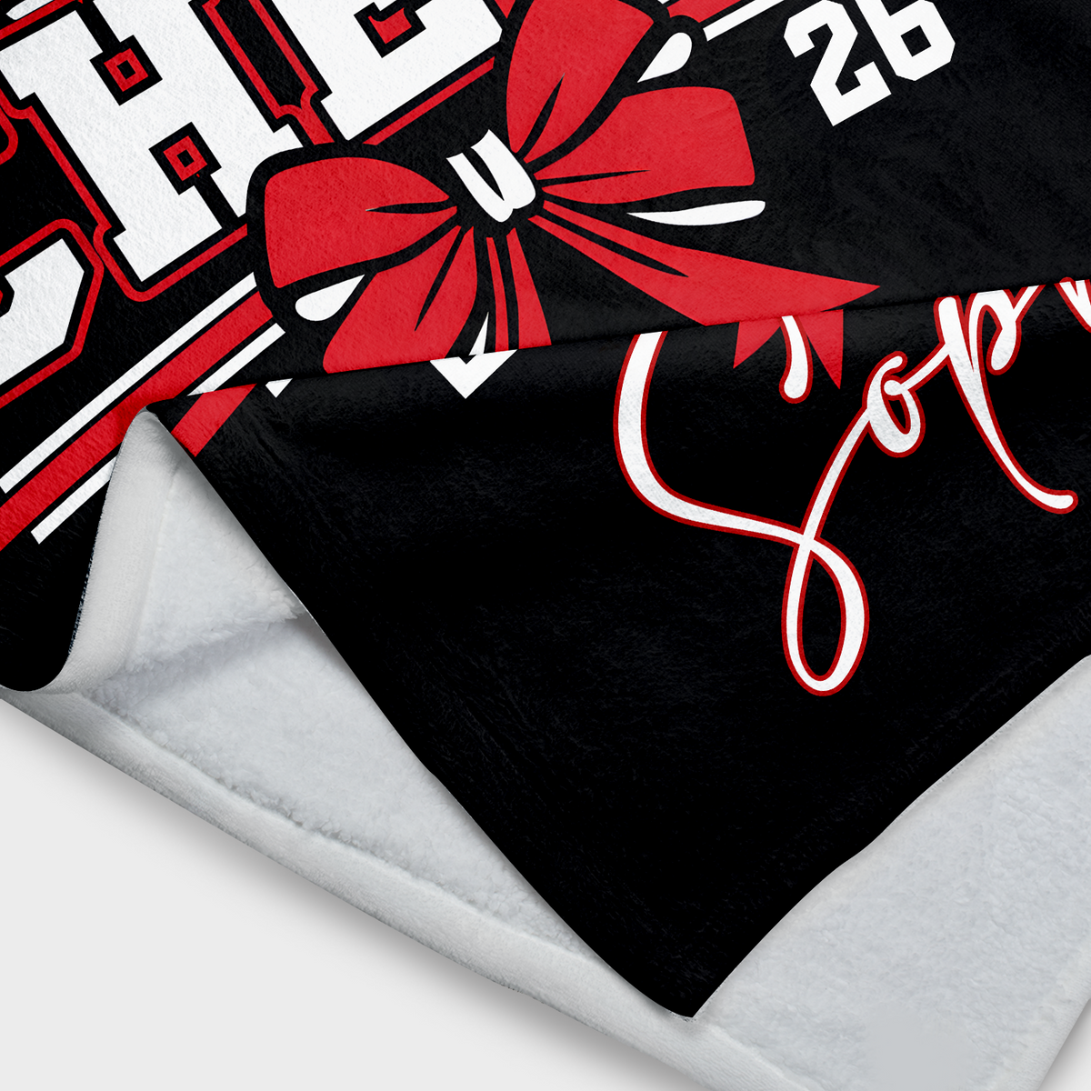 My Cheer Era - Personalized Blanket, Custom Cheerleading Team Blanket, Competitive Spirit Senior Cheer Gifts
