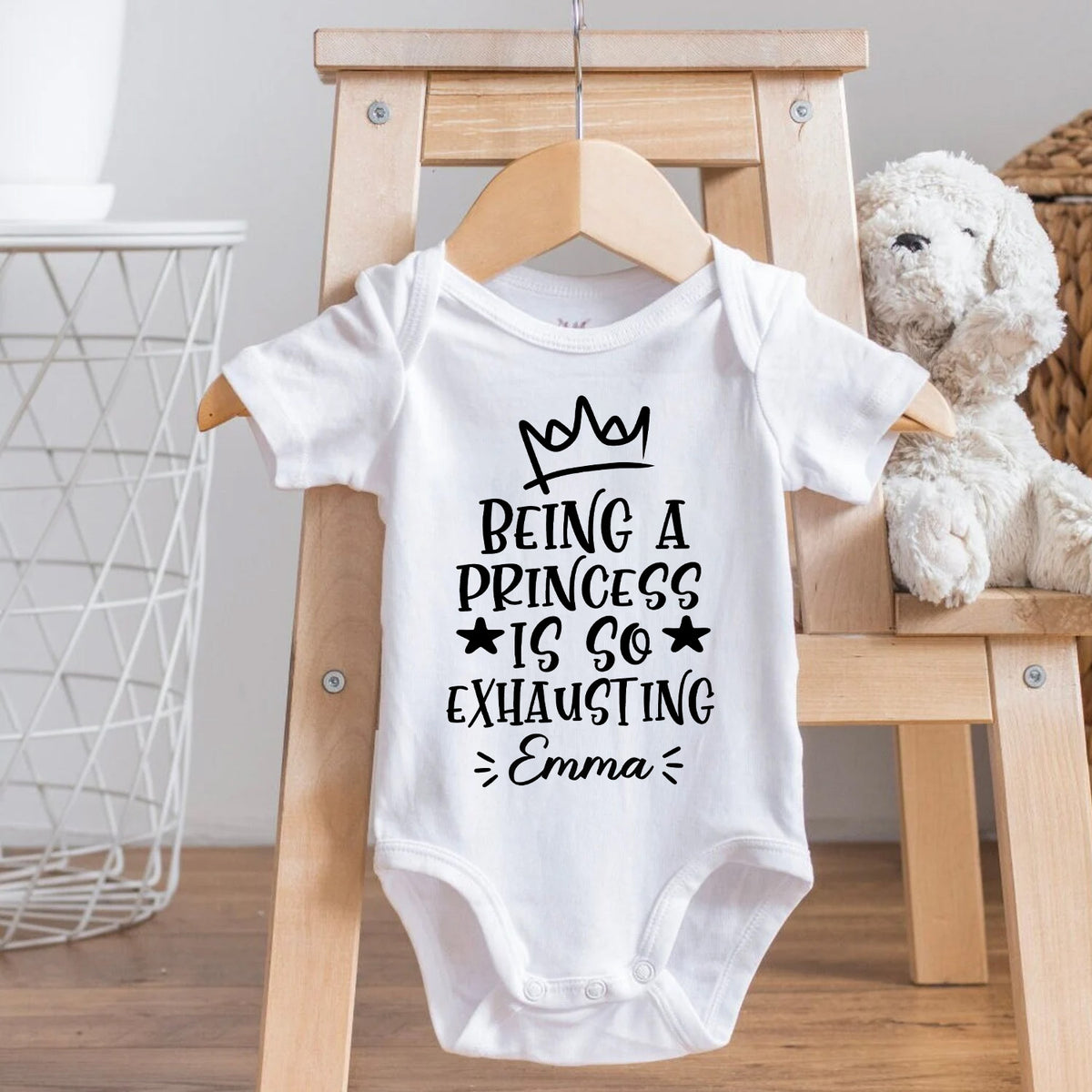 Being A Cute Baby - Personalized Baby Onesie, New Baby Gift, Baby Shower Gift
