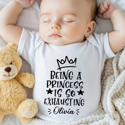 Being A Cute Baby - Personalized Baby Onesie, New Baby Gift, Baby Shower Gift