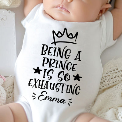 Being A Cute Baby - Personalized Baby Onesie, New Baby Gift, Baby Shower Gift