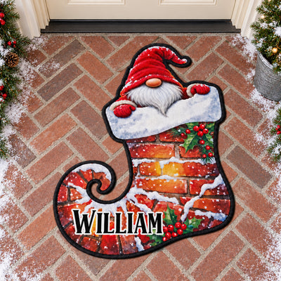 Gnome Christmas Doormat, Christmas Home Decor