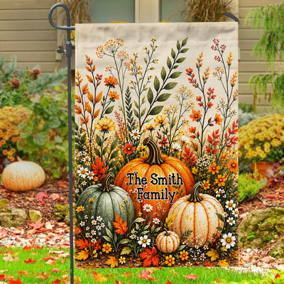 Fall Is Favorite Season - Personalized Garden Flag, Gift For Fall Lovers, Family Decor