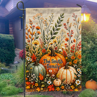 Fall Is Favorite Season - Personalized Garden Flag, Gift For Fall Lovers, Family Decor