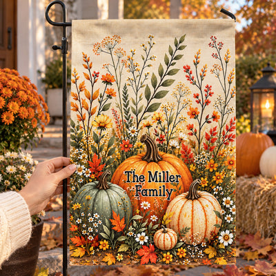 Fall Is Favorite Season - Personalized Garden Flag, Gift For Fall Lovers, Family Decor